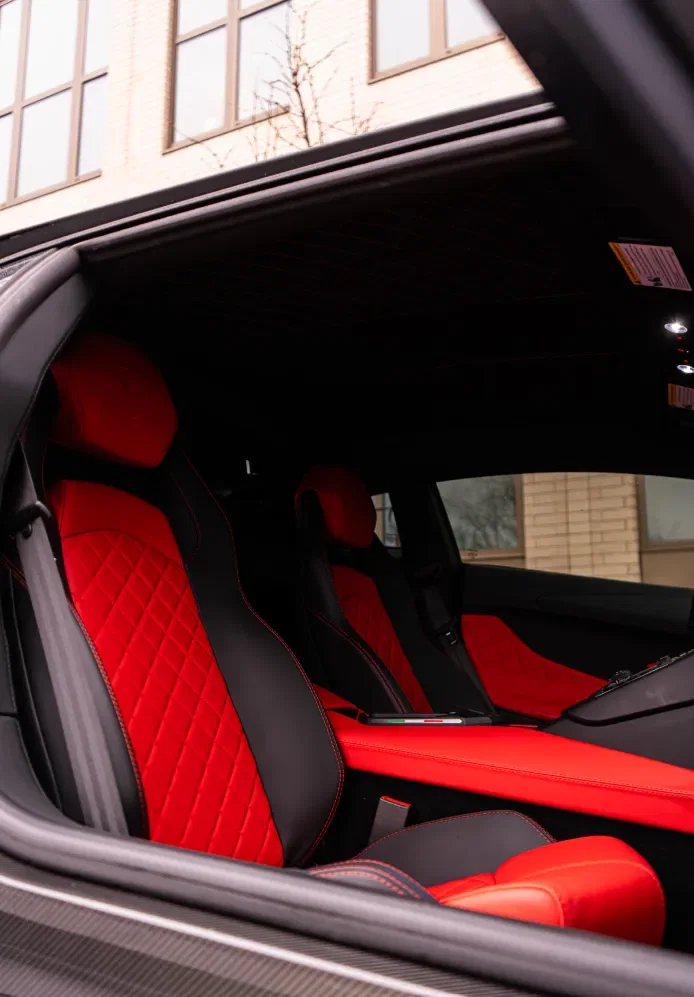 Matte Black Lamborghini Aventador S rental NYC photo 11
