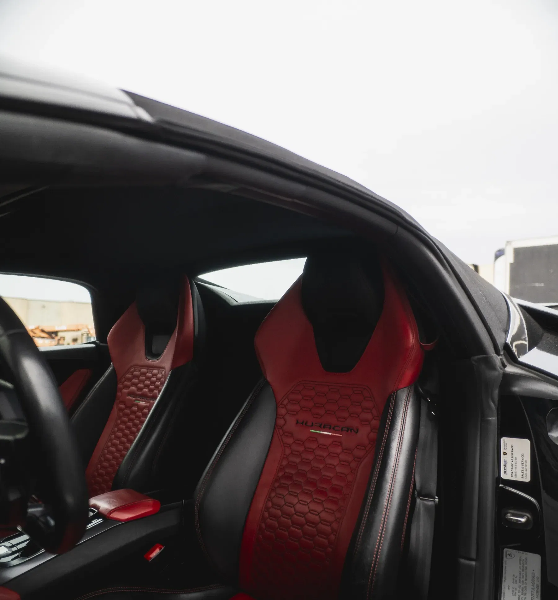 Black Lamborghini Huracán Spyder rental NYC photo 13